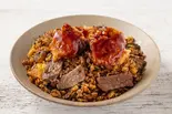 【黒】甘酢からあげ2個のせ台湾炒飯（台湾牛肉炒飯 新宿店 Taiwan Beef Fried Rice）
