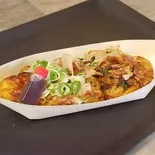 たこ焼き だし醤油 ＆ ソース (4個×4個) Takoyaki dashi soy sauce ＆ sauce（タコ焼き こんちゃん一丁目）
