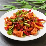 四川風「辛」揚げ Sichuan Spicy Fried Chicken with Chilli(中華料理 成都 高円寺本店)