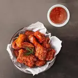 【骨なし」】ヤンニョムチキン / Spicy Korean Chicken /양념치킨（韓国料理＆生サムギョプサル ビビサム 池袋東口店）