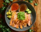 【ごろっとアボカド】ジューシーもも肉カオマンガイ [Avocado]Khao Man Gai(Chicken Thigh)（からだ喜ぶ！東京カオマンガイ 名楽町店）