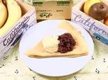 小倉カスタードクリーム（クレープ＆バナナジュース アンクープル アングレカム）