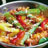 カダイビンディカレー/Kadai Bhindi Curry（南インドエスニックレストランエローラパレス洗足池）