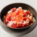 G1|かにといくらの贅沢鉄火丼 Tuna with crab flakes and salmon roe bowl(醤油をかけない海鮮丼 うみさち 三田店)