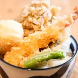 温玉のせ小天丼(おいしい 富士屋)