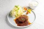 黒毛和牛の真空ハンバーグ定食（肉バルMuu）