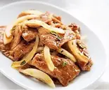 牛肉の黑胡椒炒め(東北餃子楼)