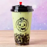 あずき抹茶ミルクティー(BoBaTea 武蔵新城店)