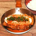 梅ぽんずかつ丼（元祖 変わりかつ丼・親子丼 祭太鼓 上本町ハイハイタウン店）