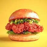 【New】ネギ塩チキンバーガー（韓国チキンバーガー専門店 Ghost S.B 住吉店）