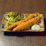 名古屋名物！美味しすぎる特大エビフリャー（酒と肴 めから鱗）