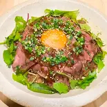 ラムの肉盛丼（極薄ラムしゃぶ専門 工藤羊肉店 福島店）