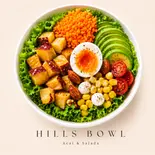 【まるでスイーツ】焼き芋と半熟たまごの幸せサラダ♡（アサイーボウル＆サラダ HILLS BOWL(ヒルズボウル)）