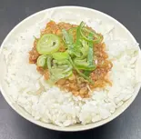 背あぶらライス（味噌ラーメン百庵）