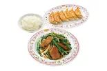 ニラレバセット(ニラレバ・餃子・ライス中)（餃子の王将 ブランチ博多店）