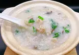【鶏肉香菇粥】あっさり味の「鶏肉と椎茸お粥」(銀座香菜チャイナGinzaShansaiChina)