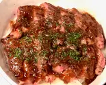 牛ステーキ丼(居心伝天保山店)