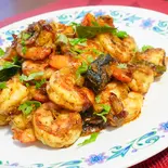 エビガーリック炒め Ebi Garlic Itame（エベレストフレーバー (インド料理)小岩店）