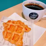 焼きたてクロッフル＆ドリンクSET（Coffee Shop伏見店）