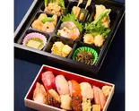 旬の上にぎり寿司弁当（和食鍋処 すし半 大正店）