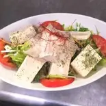 豚しゃぶと豆腐のチョレギサラダ（肉鍋とからあげの店 儿-jin-）