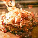 豚キムチ玉（鉄板焼 焼きうどん 伊鉄）
