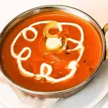 バターチキンカレー BUtter Chicken curry (ナン又ライス付きwith naan or rice)（本格インド料理 マンディル）