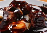 黒酢豚炒め（中華料理濱龍）