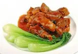皮付き豚バラ肉の醤油煮込み(红烧肉)（香郷源）