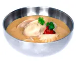 Pork Momo Fry with Jhol ポークモモ((スープ入り)（KATHMANDU Vyanjan）
