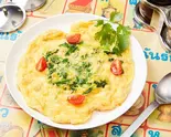 ไข่เจียว 豚挽肉入り玉子焼き Thai-Style Omelette with Minced Pork(バンコックポニー食堂 岩本町店)