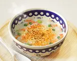 柚子胡椒が決め手の逸品！「枝豆粥」(国産米100%使用)（3米3下北沢店-お粥と点心専門店）