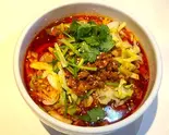 野菜入り麻辣刀削麺（西安刀削麺 匠心）