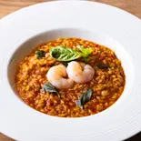 エビとバジルのトマトリゾット（BISTRO LIBERTY UMEDA）
