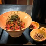 ローストビーフ茶漬け（CHIKA TRAIN -地下トレイン-）