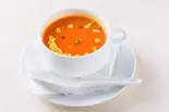 トマトスープ Tomato Soup（Yabin 高津店 (ダルタドカ カレー半額 ¥940—>¥470)）