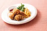 若鶏の竜田揚げ＆フライドポテト（フォルクス 博多駅南店）