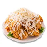 オニオンチキン(1羽)、七星サイダー無料サービス（にこにく＆韓国チキン）