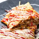 オムソバ（お好み焼き・鉄板焼き かわなか）