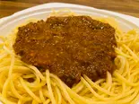 トモダチミートソーススパゲッティー（トモダチミートソース 上小田中店）