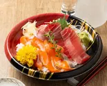 まぐろ&サーモン丼(ちゃぐちゃぐサン)