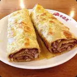 燻製豚肉の葱味噌ロール巻（本格四川料理 天府）
