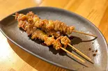 名物！とり皮串(3本)（博多うどん酒場官兵衛大門店）