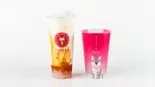 人工甘味料なし！ごろごろピーチラッシーPeachLassie（アルパカ茶屋 池袋北口店）