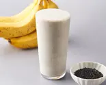 【黒ごま】バナナスムージー Black Sesame Banana Smoothie（美と健康 スムージースタイル 国分町2丁目店）