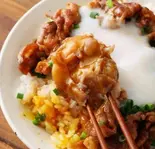 サムギョプサル屋のピリ辛豚丼(温玉入)（クッパリ）