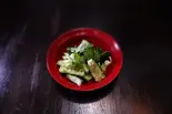 胡瓜のたたき Smashed cucumber pickles（SLOWJAM GARAGE singaporean cuisine）