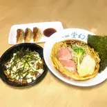 木桶仕込み醬油らーめん+チャーマヨ丼+あぐー豚餃子（麺や堂幻）