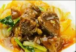 牛バラ醤油煮あんかけご飯（刀削麺館IPPINKAKU）