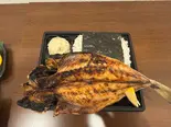 超特大！極厚アジ開き弁当（酒と肴 あら川 by 豊洲直送「焼き魚ごはん工房」）